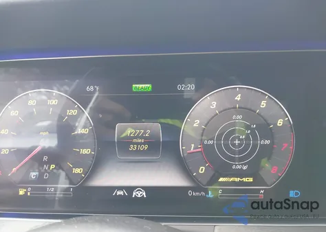 2020 Mercedes-Benz E Amg 53 4Matic z USA, uszkodzony, nr VIN WDDZF6BB6LA709270